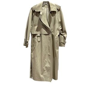 Vintage Trench Coat Beige Classic Style